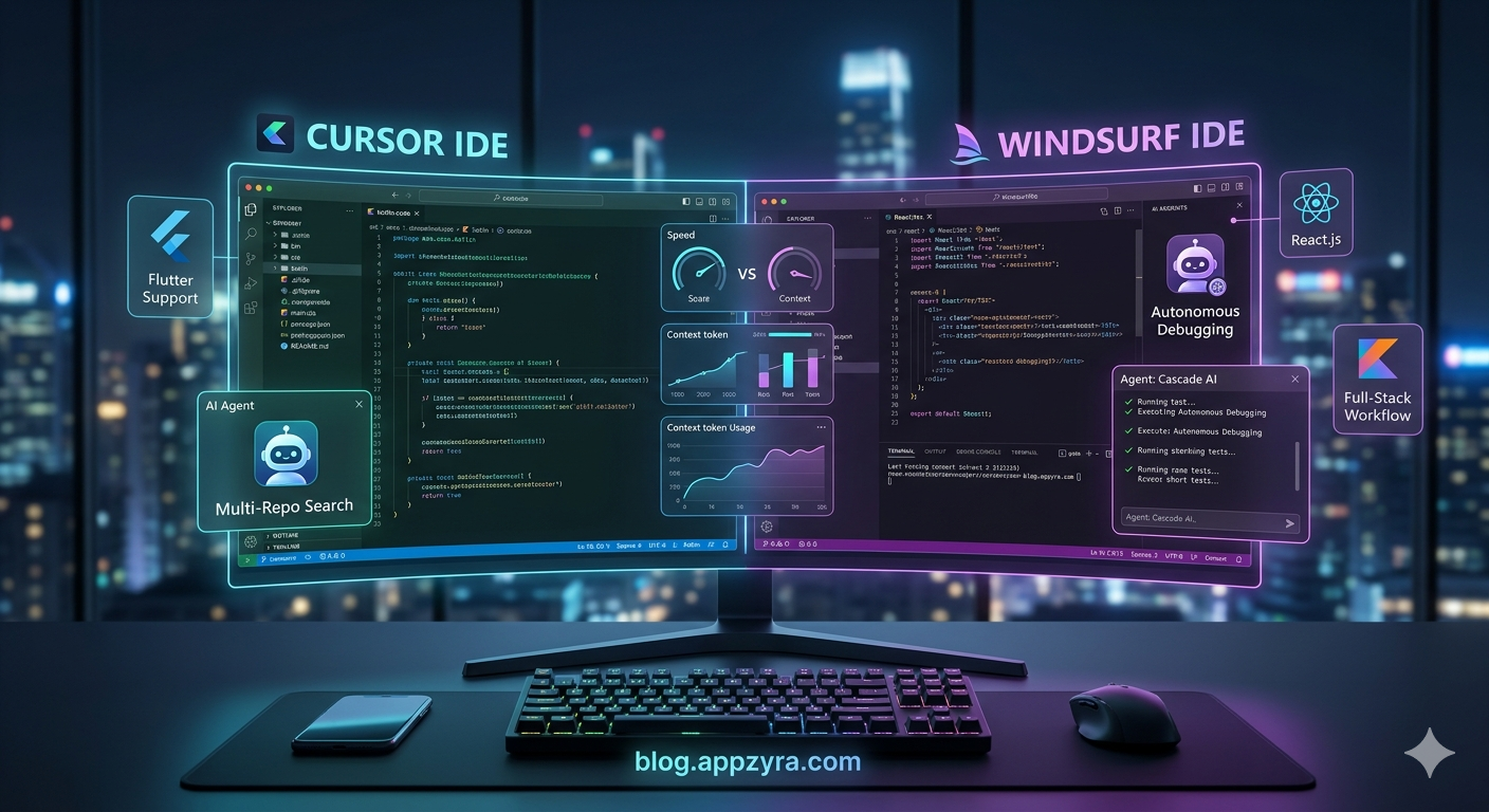 Cursor vs Windsurf: Best AI IDE for 2026 cover